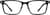 Front view without clip-on of Rectangle Magnetic Snap-On Set 503321 in Black thumbnail