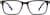 Front view without clip-on of Rectangle Magnetic Snap-On Set 503325 in Tortoiseshell thumbnail