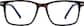 Front view without clip-on of Square Magnetic Snap-On Set 503325 in Tortoiseshell thumbnail