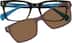 Rectangle Magnetic Snap-On Set 503625 in Tortoiseshell