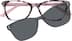 Rectangle Magnetic Snap-On Set 503819 in Pink