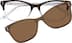 Rectangle Magnetic Snap-On Set 503823 in Tortoiseshell
