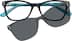 Rectangle Magnetic Snap-On Set 503825 in Tortoiseshell