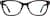 Front view without clip-on of Rectangle Magnetic Snap-On Set 503825 in Tortoiseshell thumbnail