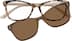 Rectangle Magnetic Snap-On Set 503835 in Tortoiseshell