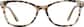 Front view without clip-on of Rectangle Magnetic Snap-On Set 503835 in Tortoiseshell thumbnail