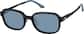Angle view of Soft Square Magnetic Clip Ons 504121 in Black thumbnail