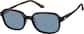 Angle view of Soft Square Magnetic Clip Ons 504125 in Tortoiseshell thumbnail