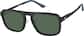 Angle view of Square Aviator Magnetic Clip Ons 504221 in Black thumbnail