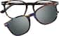 Front view of Polarized Magnetic Clip On Square Glasses 504325 in Tortoiseshell thumbnail