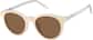 Angle view of Lunettes de soleil rondes magnétiques Clip solaire 504723 in Transparente thumbnail