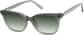 Angle view of Cat-Eye Magnetic Clip-On Sunglasses 504912 in Gray thumbnail