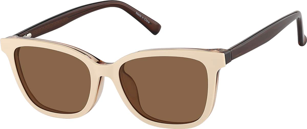 Tortoiseshell Cat-Eye Magnetic Clip-On Sunglasses #504925 | Zenni