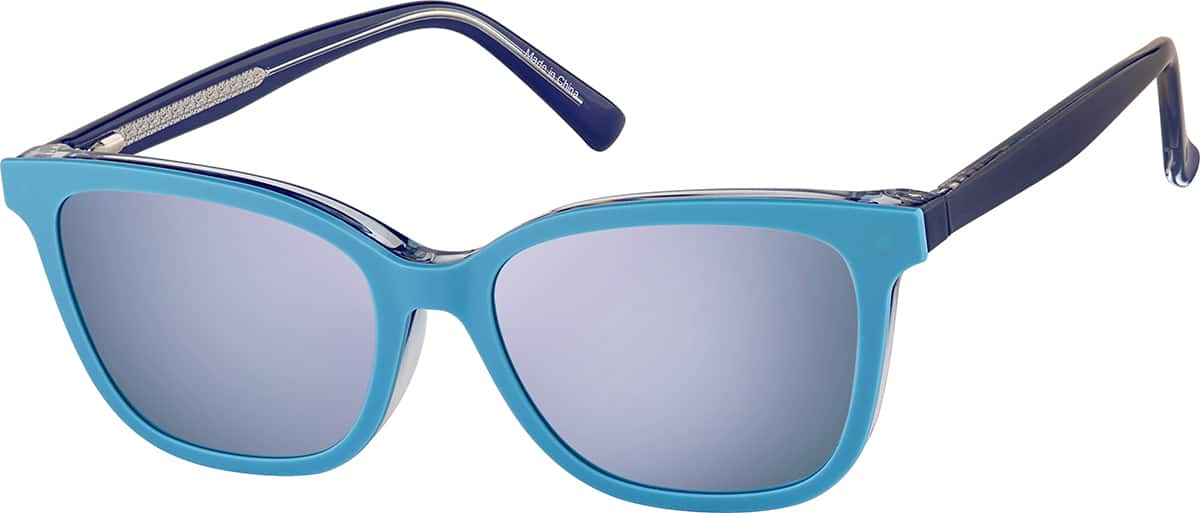 Clear Cat-Eye Magnetic Clip-On Sunglasses #504923 | Zenni Optical