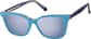 Angle view of Cat-Eye Magnetic Clip-On Sunglasses 504916 in Navy thumbnail
