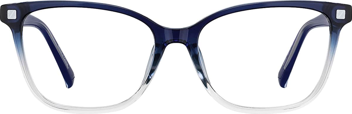 Navy Cat-Eye Magnetic Clip-On Sunglasses #504916 | Zenni Optical