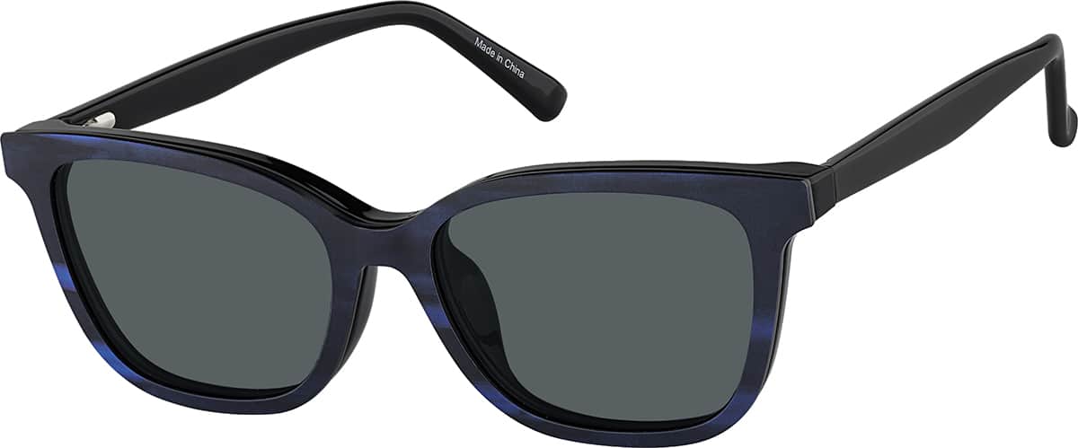 アテネ Black Cat-Eye Magnetic Clip-On Sunglasses #504921 | Zenni Optical