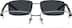 Pure Titanium Spring Hinge Half Rim Frame with Polarized Magnetic Snap-on Sunlens 510012 in Gray