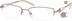Titanium Rectangle Glasses 520119 in Pink