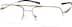 Titanium Aviator Glasses 521814 in Gold