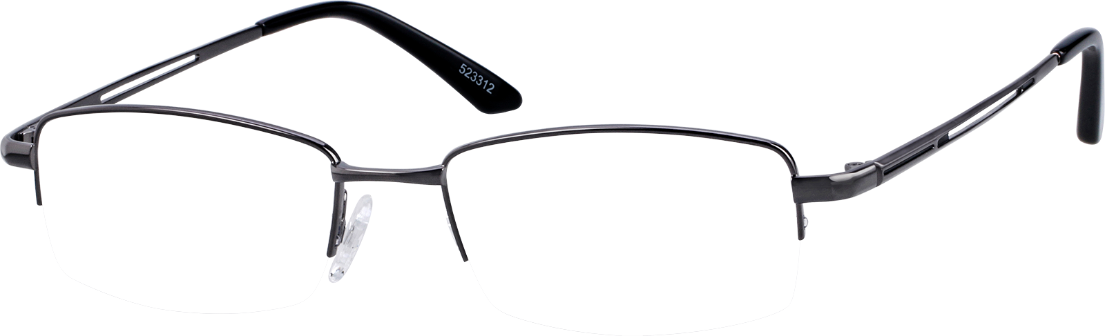 Gray Titanium Rectangle Glasses #523312 | Zenni Optical Gray Titanium Rectangle Glasses #523312 | Zenni Optical