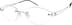 Titanium Rimless Glasses 523611 in Silver