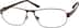 Titanium Oval Glasses 523715 in Brown