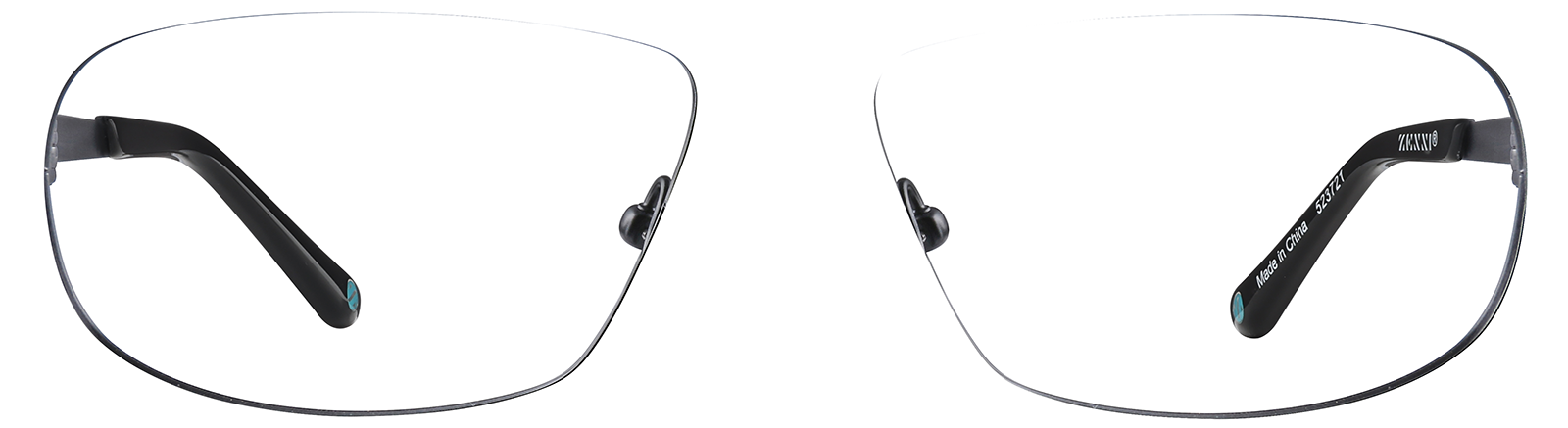 aratani Black Titanium Aviator Glasses #523721 | Zenni Optical