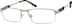 Titanium Rectangle Glasses 523911 in Silver