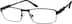 Titanium Rectangle Glasses 523921 in Black