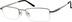 Titanium Rectangle Glasses 524411 in Silver