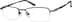 Titanium Rectangle Glasses 524421 in Black