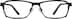Titanium Rectangle Glasses 525721 in Black