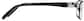 Side view of Titanium Rectangle Glasses 525721 in Black thumbnail
