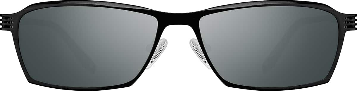 Image of Titanium Rectangle Glasses