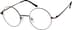 Kids’ Titanium Round Glasses 526815 in Brown
