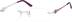 Titanium Rimless Glasses 527111 in Silver