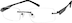 Titanium Rimless Glasses 527912 in Gray