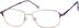 Titanium Rectangle Glasses 528314 in Gold