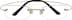 Titanium Rimless Glasses 529114 in Gold