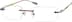 Titanium Rimless Glasses 529529 in Multicolor
