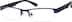 Rectangle Glasses 530116 in Blue