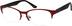 Oval Glasses 530318 in Red