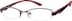 Rectangle Glasses 531518 in Red