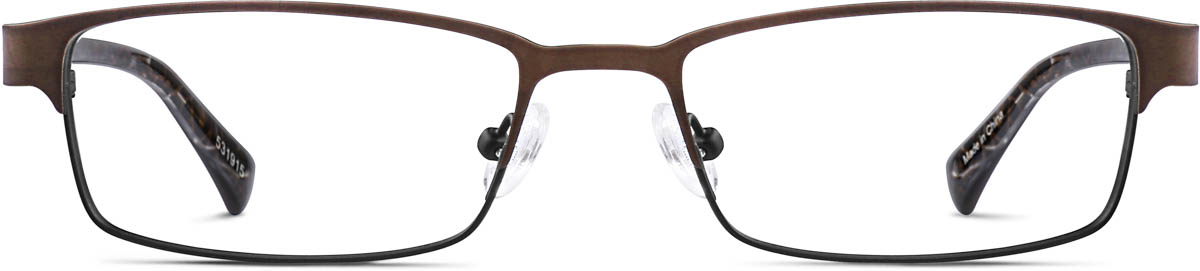 Brown Rectangle Glasses