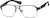Angle view of Aviator Glasses 532312 in Gray thumbnail