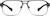 Front view of Aviator Glasses 532312 in Gray thumbnail