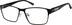 Rectangle Glasses 533021 in Black
