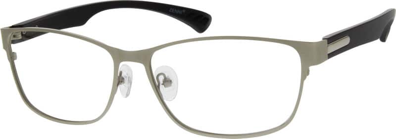Angle view of Square Glasses 533111 in Silver