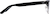 Side view of Browline Glasses 535421 in Black thumbnail